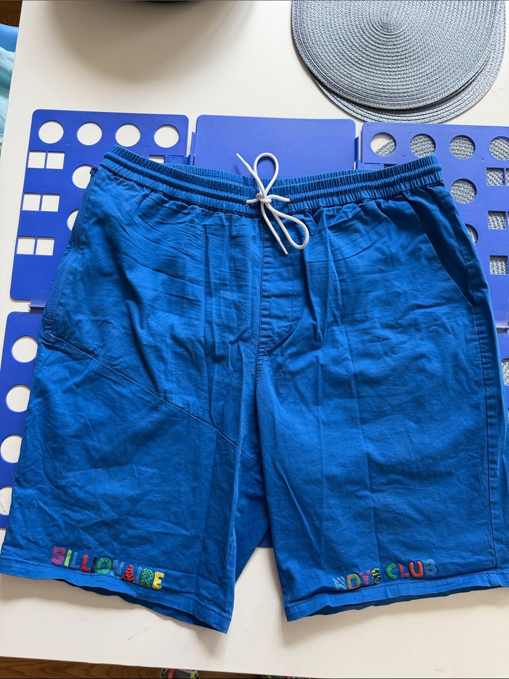 Billionaire Boys Club Electric Blue Drawstring Swim Shorts